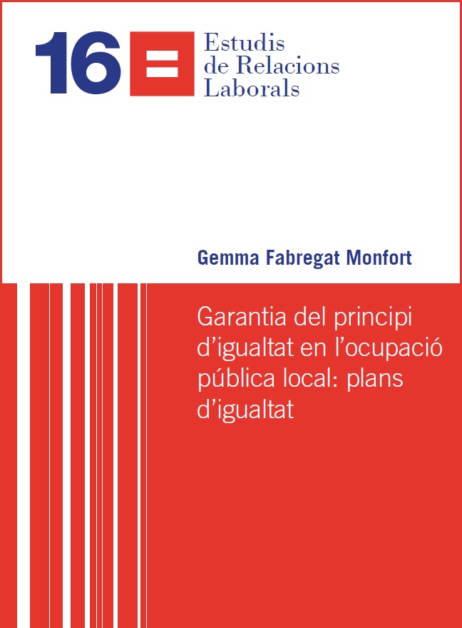 Garantia del principi d’igualtat en l’ocupació pública local: plans d’igualtat